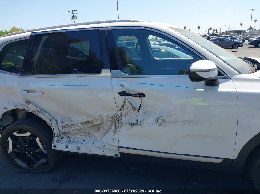 2023 Kia Telluride Ex VIN: 5XYP34GC2PG355088 Lot: 39786880