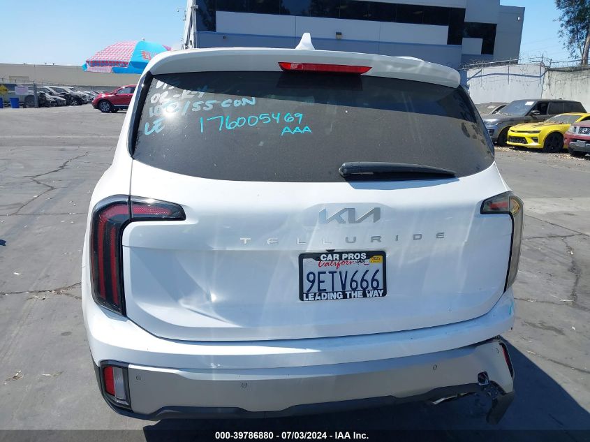 2023 Kia Telluride Ex VIN: 5XYP34GC2PG355088 Lot: 39786880