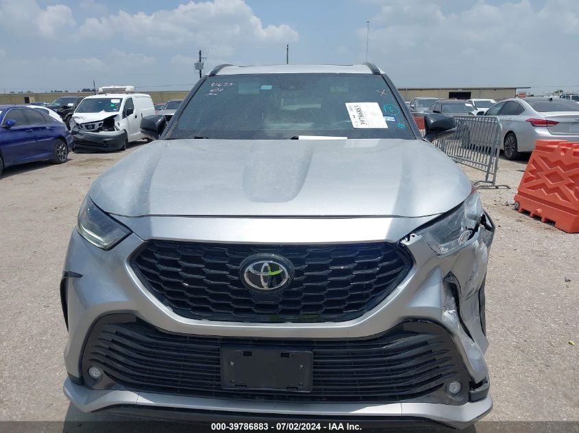 2022 Toyota Highlander Xse VIN: 5TDLZRAH0NS100471 Lot: 39786883
