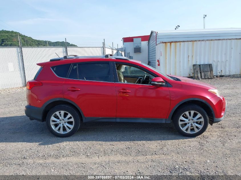 2014 Toyota Rav4 Limited VIN: 2T3DFREV8EW197155 Lot: 39786897