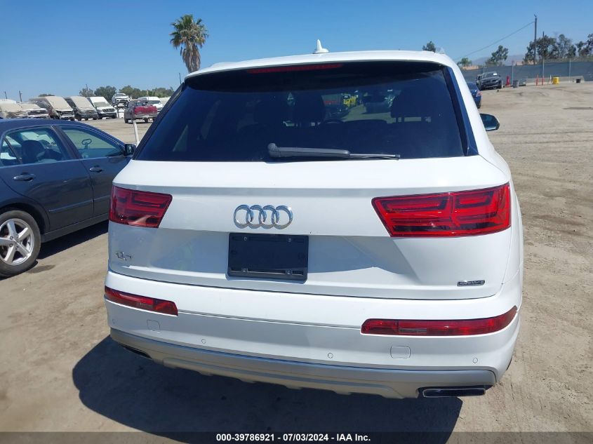 2019 Audi Q7 45 Premium VIN: WA1AHAF71KD044697 Lot: 39786921