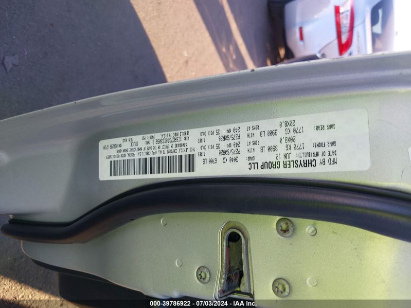 2012 Dodge Ram 1500 Slt VIN: 1C6RD7GT0CS305616 Lot: 39786922