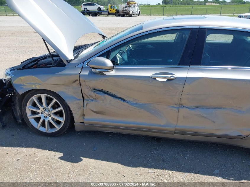 2015 Lincoln Mkz Hybrid VIN: 3LN6L2LU8FR617713 Lot: 39786933