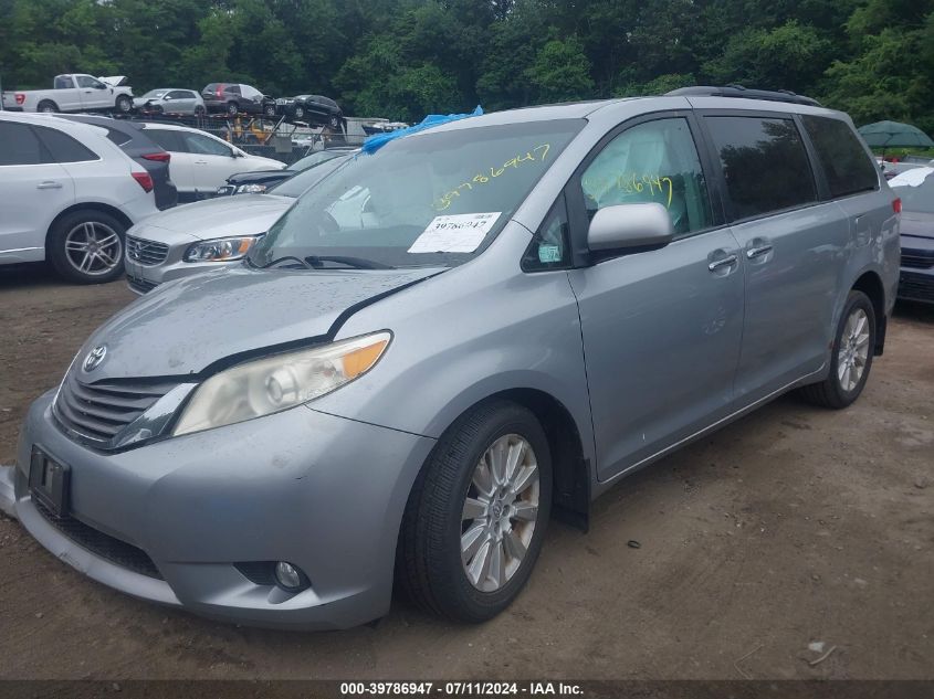 5TDDK3DC8ES078676 2014 Toyota Sienna Xle 7 Passenger