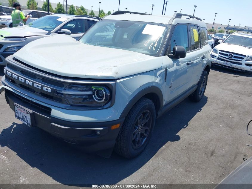 2021 Ford Bronco Sport Big Bend VIN: 3FMCR9B67MRA90595 Lot: 39786959