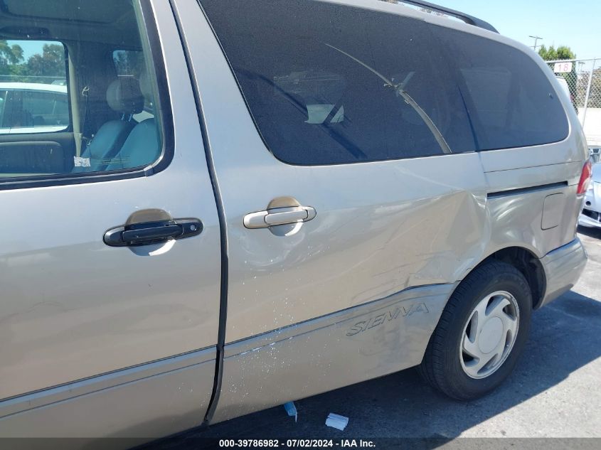 2001 Toyota Sienna Xle VIN: 4T3ZF13C61U365863 Lot: 39786982