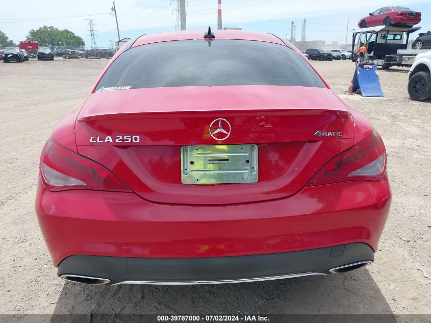 2018 Mercedes-Benz Cla 250 4Matic VIN: WDDSJ4GBXJN657791 Lot: 39787000