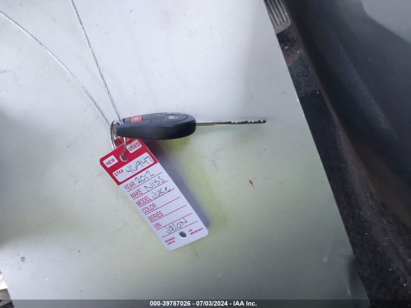 2012 Nissan Juke S/Sv/Sl VIN: JN8AF5MV4CT115455 Lot: 39787026