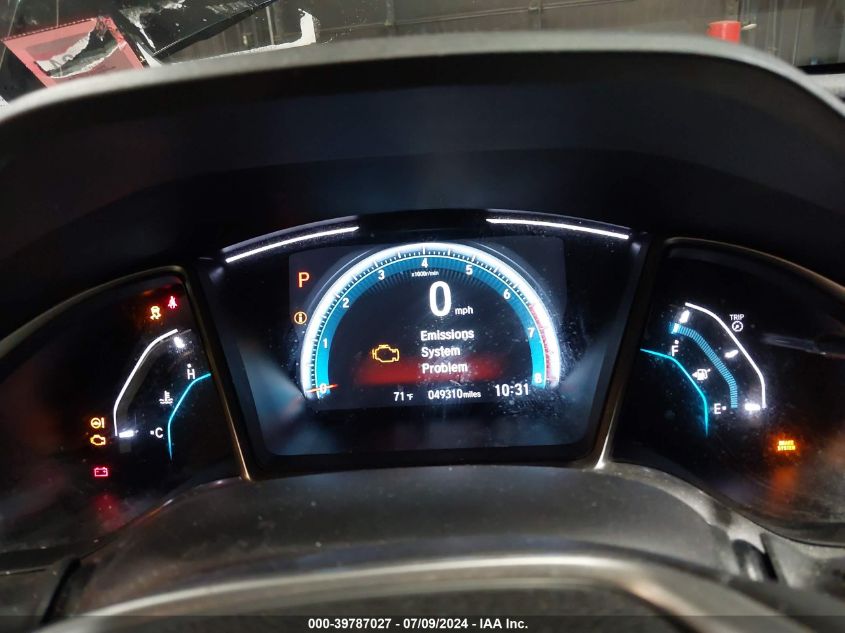 2018 Honda Civic Ex-T VIN: JHMFC1F37JX035912 Lot: 39787027