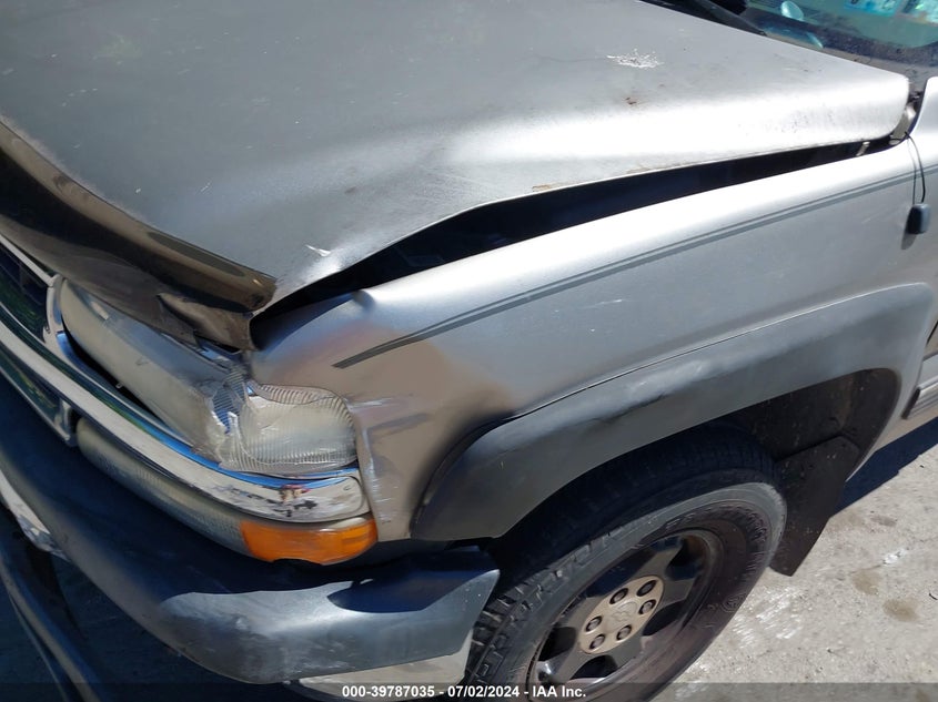 2001 Chevrolet Silverado 1500 Ls VIN: 1GCEK14V71Z242244 Lot: 39787035