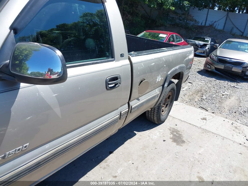 2001 Chevrolet Silverado 1500 Ls VIN: 1GCEK14V71Z242244 Lot: 39787035