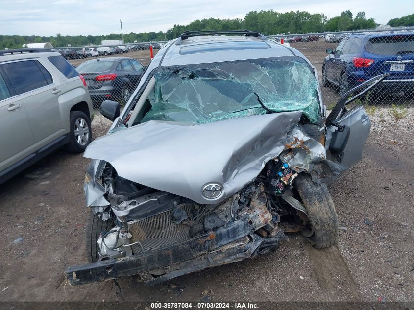 5TDYK3DC5CS258048 2012 Toyota Sienna Xle V6 8 Passenger