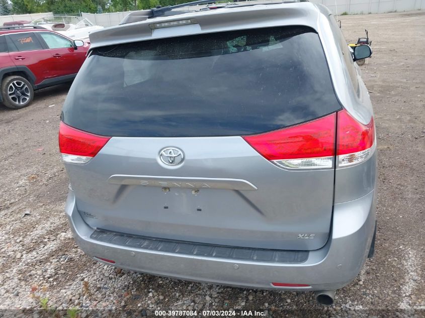 5TDYK3DC5CS258048 2012 Toyota Sienna Xle V6 8 Passenger