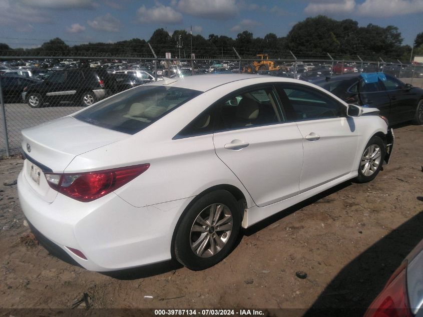 2014 Hyundai Sonata Gls VIN: 5NPEB4AC0EH909494 Lot: 39787134