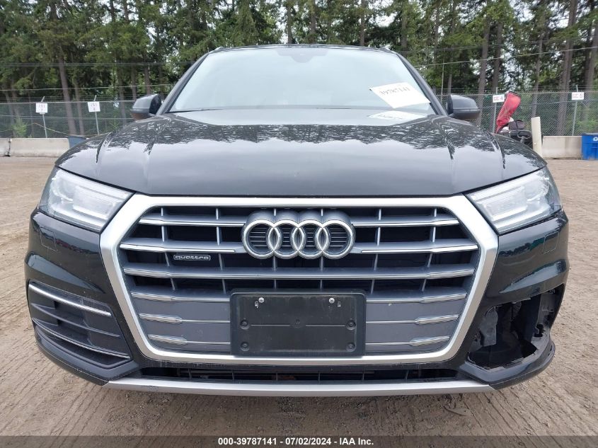 2019 Audi Q5 45 Premium VIN: WA1ANAFY9K2109406 Lot: 39787141