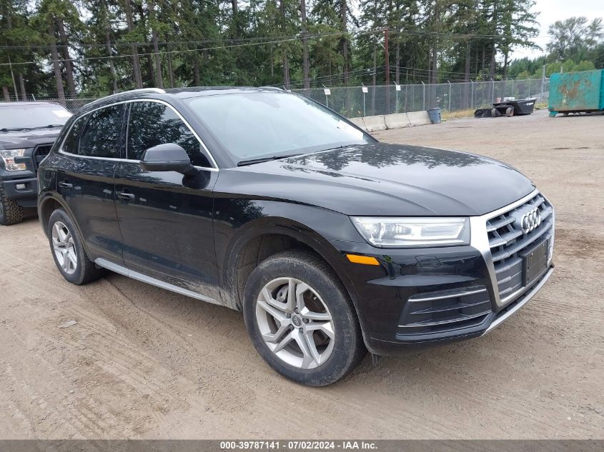 2019 Audi Q5 45 Premium VIN: WA1ANAFY9K2109406 Lot: 39787141