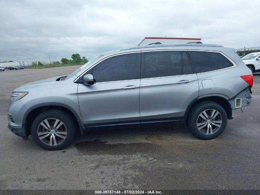 2016 Honda Pilot Exln VIN: 5FNYF6H70GB102917 Lot: 39787148