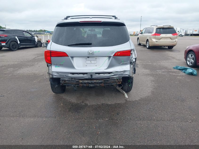 2016 Honda Pilot Exln VIN: 5FNYF6H70GB102917 Lot: 39787148