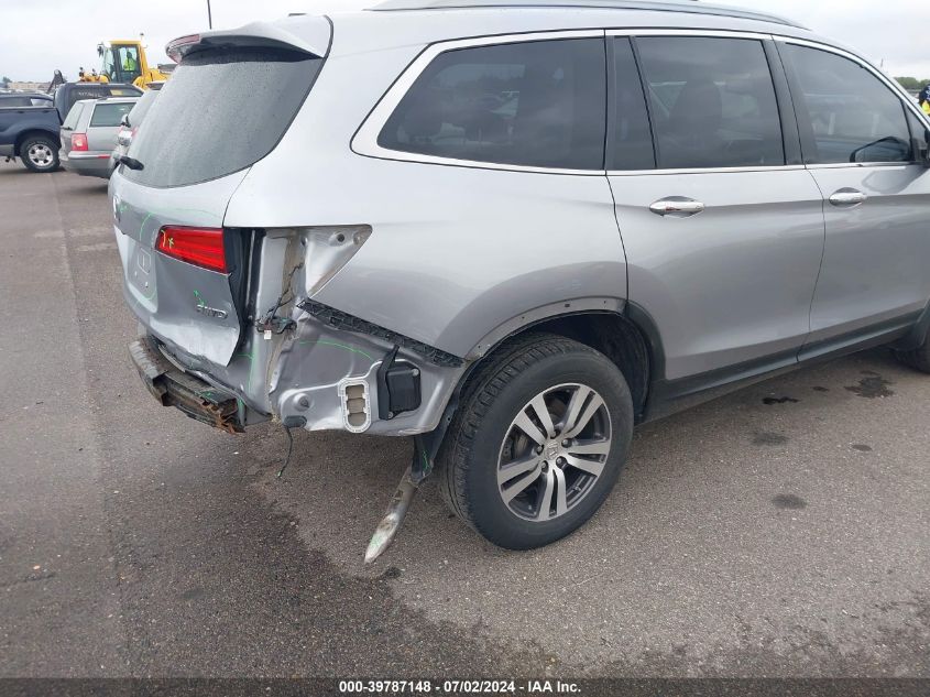 2016 Honda Pilot Exln VIN: 5FNYF6H70GB102917 Lot: 39787148