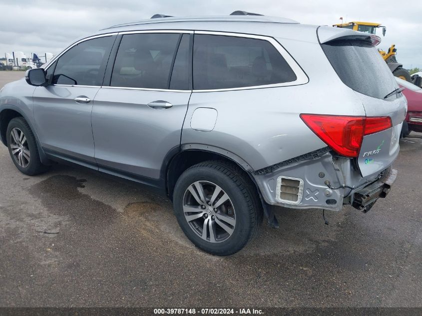 2016 Honda Pilot Exln VIN: 5FNYF6H70GB102917 Lot: 39787148