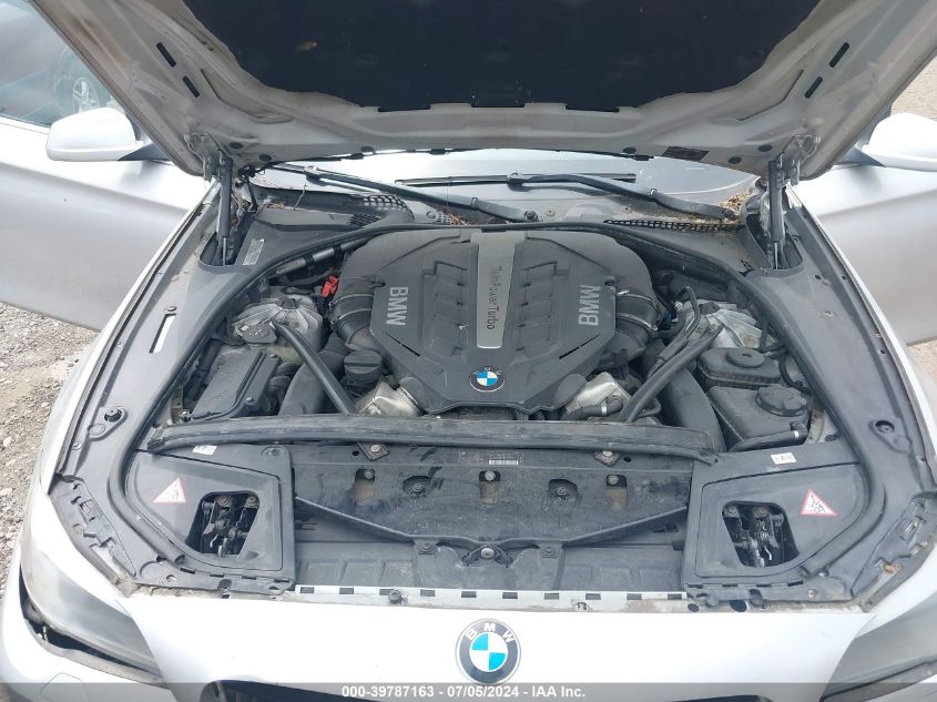 2012 BMW 550I xDrive VIN: WBAFU9C51CDY70148 Lot: 39787163