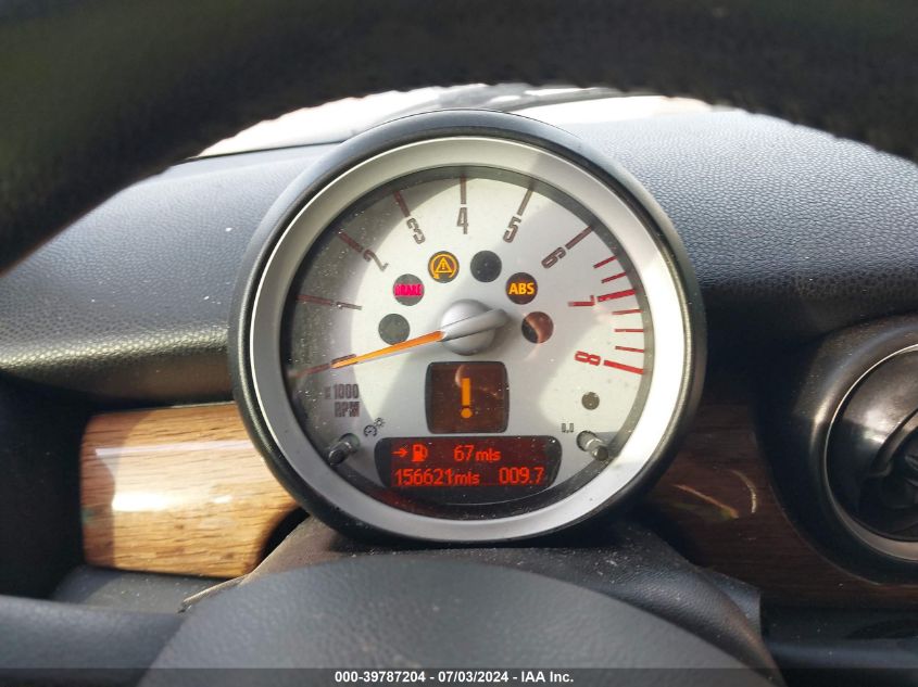 2009 Mini Cooper Clubman VIN: WMWML33529TP98396 Lot: 39787204