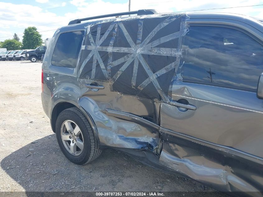 2011 Honda Pilot Ex-L VIN: 5FNYF4H59BB082680 Lot: 39787253