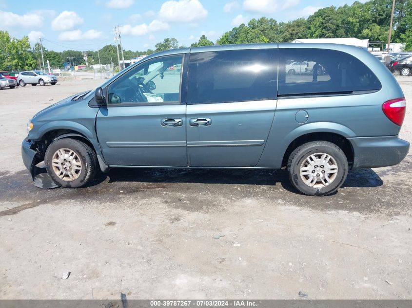 2005 Dodge Grand Caravan Se VIN: 2D4GP24R95R230361 Lot: 39787267