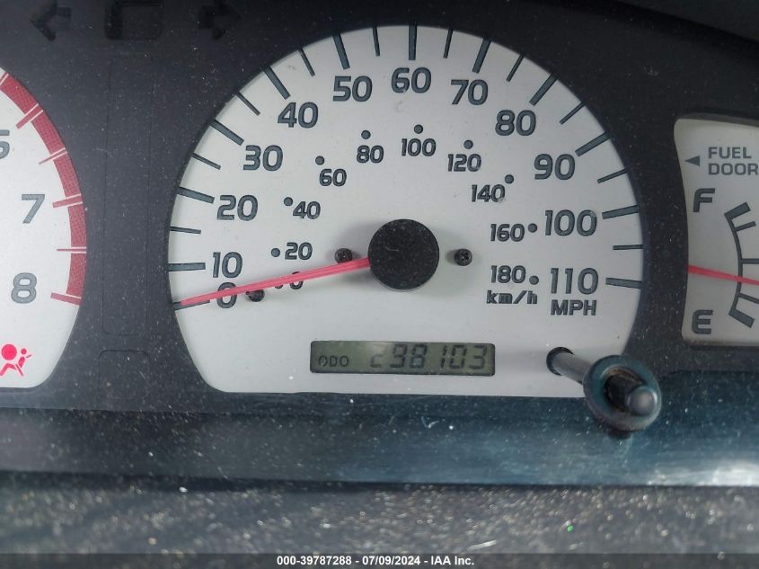 2002 Toyota Tacoma Base V6 VIN: 5TEWN72N72Z117655 Lot: 39787288