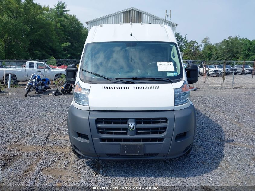 2018 Ram Promaster 2500 Window Van High Roof 159 Wb VIN: 3C7WRVPG9JE137837 Lot: 39787291