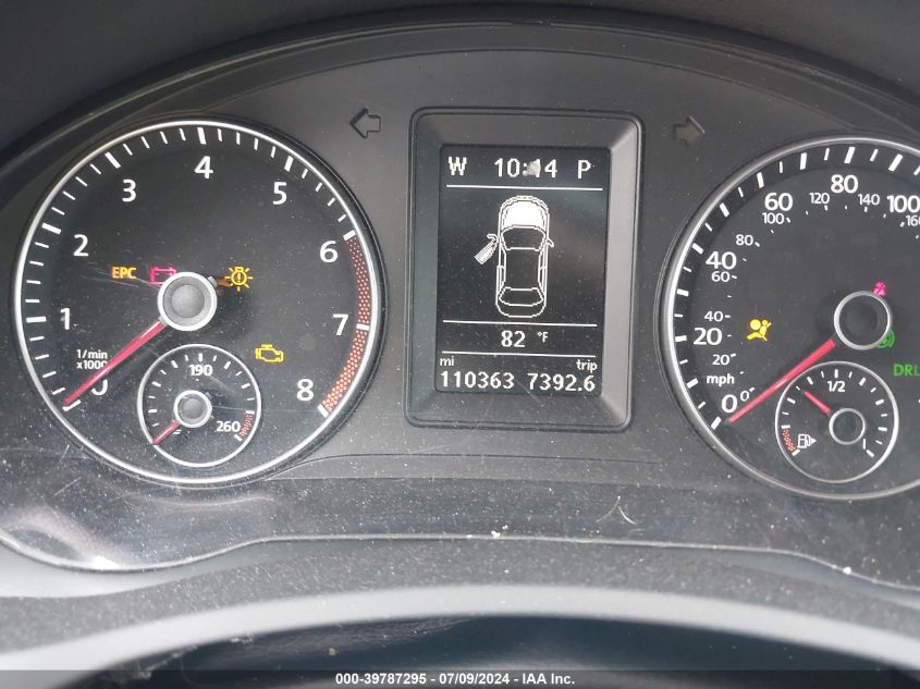 2013 Volkswagen Eos Komfort VIN: WVWBW8AH6DV006713 Lot: 39787295