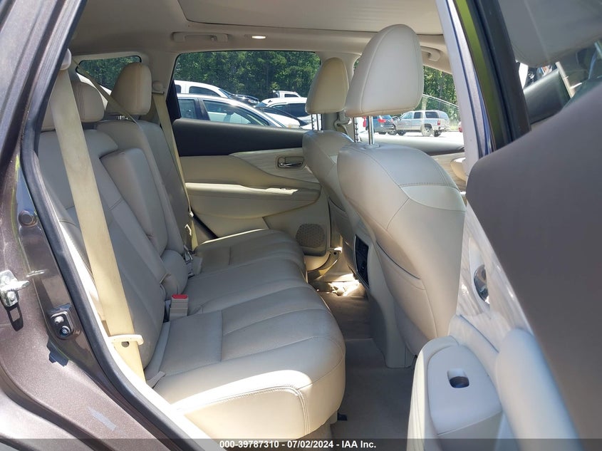 2015 Nissan Murano Sl VIN: 5N1AZ2MG5FN235112 Lot: 39787310