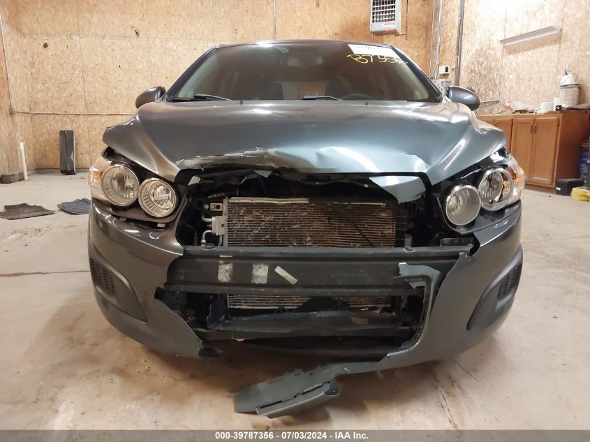 2012 Chevrolet Sonic Lt VIN: 1G1JC6SH5C4178817 Lot: 39787356