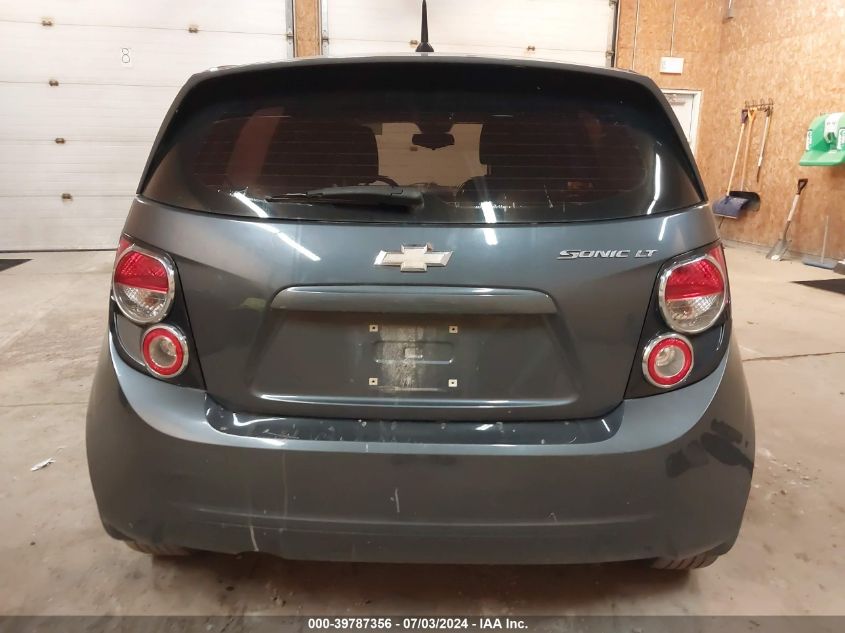 2012 Chevrolet Sonic Lt VIN: 1G1JC6SH5C4178817 Lot: 39787356