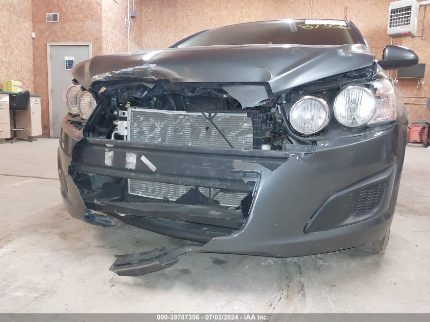 2012 Chevrolet Sonic Lt VIN: 1G1JC6SH5C4178817 Lot: 39787356