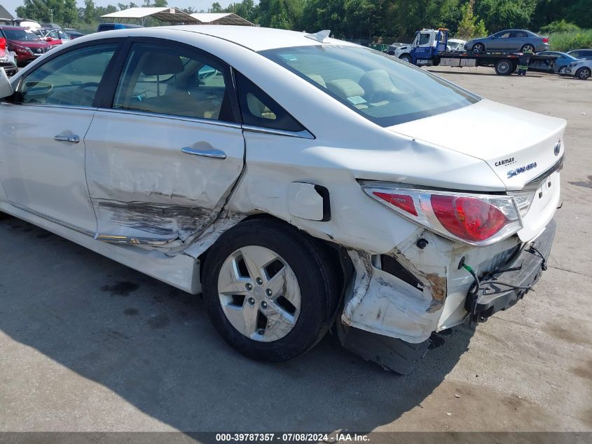 2012 Hyundai Sonata Hybrid VIN: KMHEC4A44CA038542 Lot: 39787357