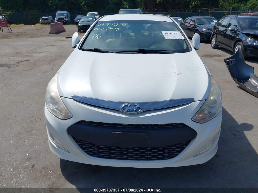 2012 Hyundai Sonata Hybrid VIN: KMHEC4A44CA038542 Lot: 39787357