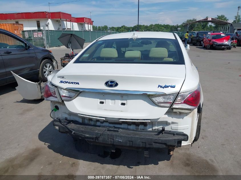 2012 Hyundai Sonata Hybrid VIN: KMHEC4A44CA038542 Lot: 39787357