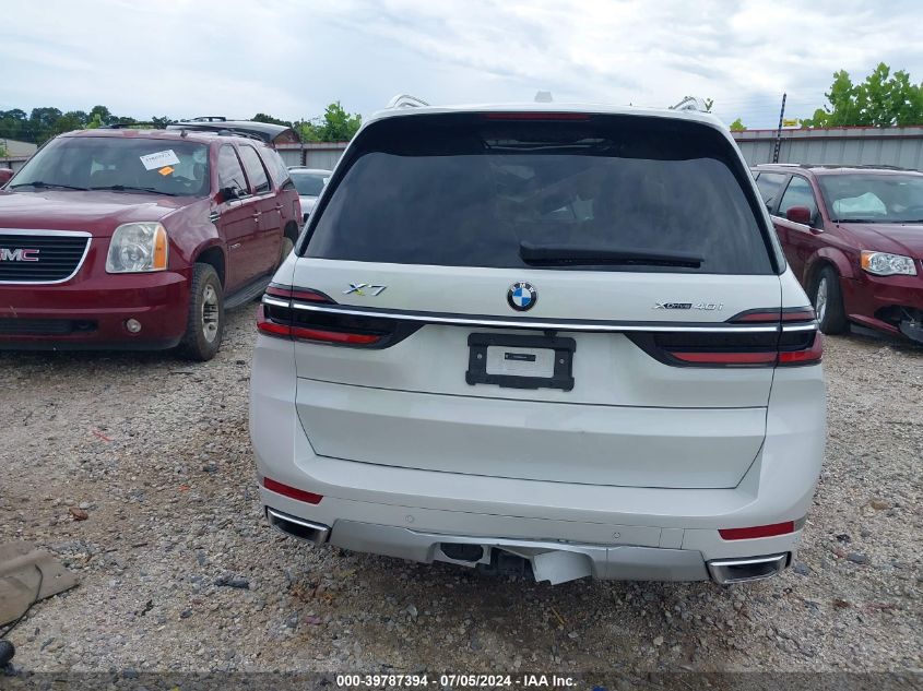 2024 BMW X7 xDrive40I VIN: 5UX23EM06R9U22045 Lot: 39787394