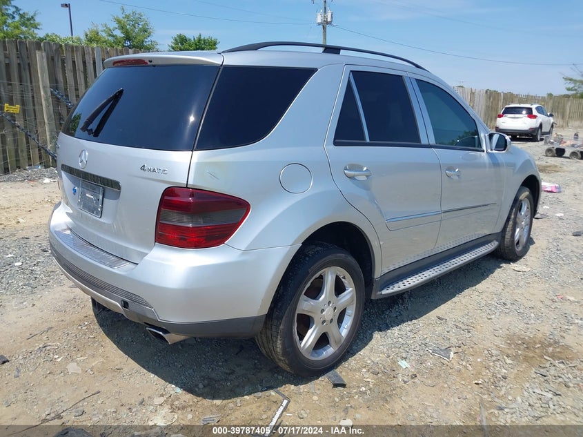 2008 Mercedes-Benz Ml 350 4Matic VIN: 4JGBB86E58A416132 Lot: 39787405