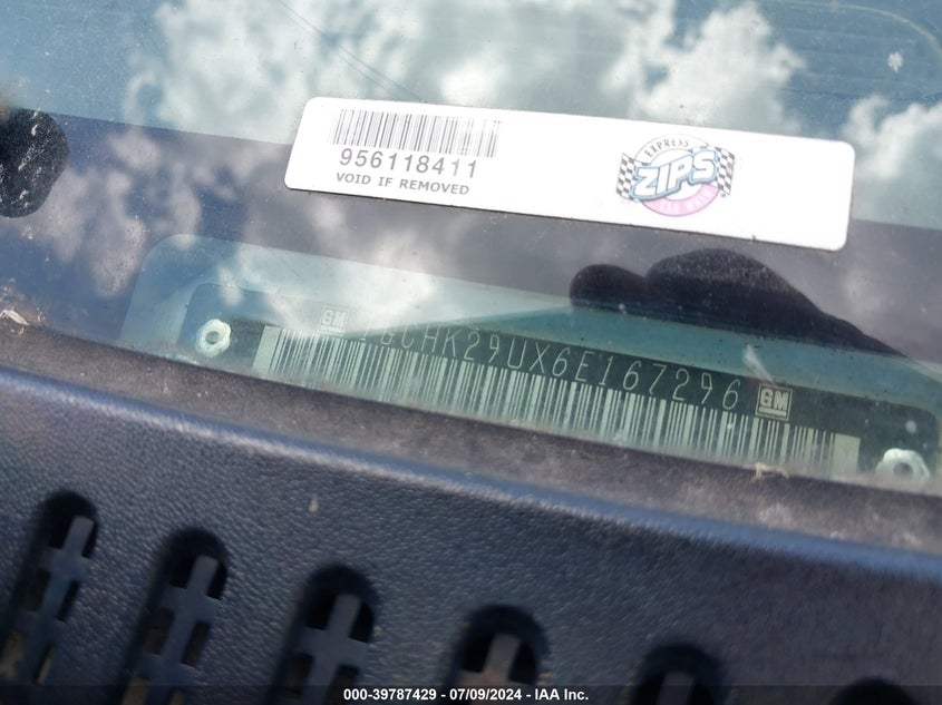 2006 Chevrolet Silverado 2500Hd Work Truck VIN: 1GCHK29UX6E167296 Lot: 39787429