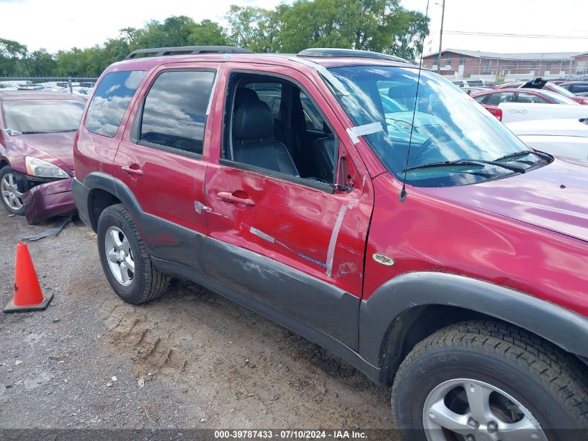 2006 Mazda Tribute S VIN: 4F2CZ06186KM35610 Lot: 39787433