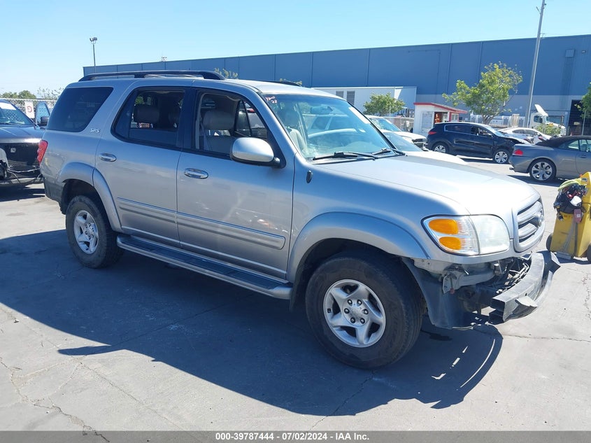2002 Toyota Sequoia Sr5 V8 VIN: 5TDZT34A22S060543 Lot: 39787444