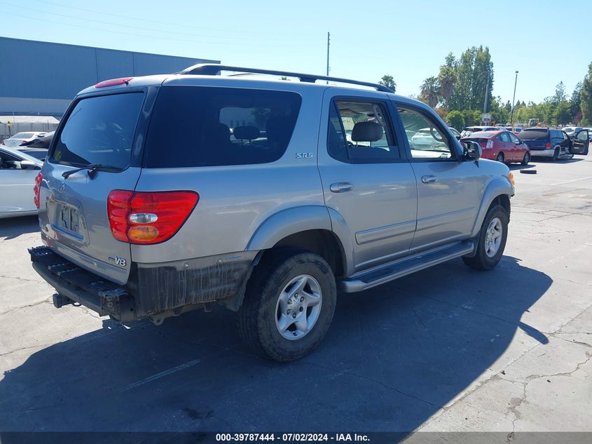 2002 Toyota Sequoia Sr5 V8 VIN: 5TDZT34A22S060543 Lot: 39787444