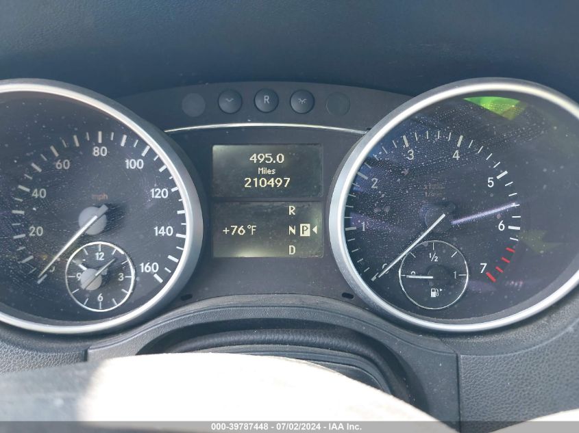 2011 Mercedes-Benz Ml 350 VIN: 4JGBB5GB8BA684778 Lot: 39787448