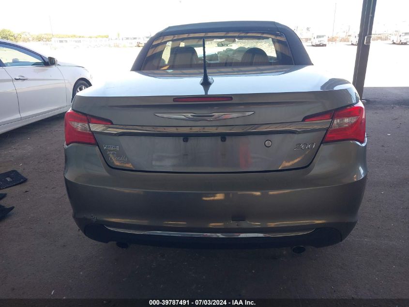 2013 Chrysler 200 Touring VIN: 1C3BCBEG2DN635512 Lot: 39787491