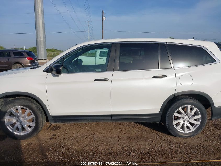 2020 Honda Pilot 2Wd Lx VIN: 5FNYF5H18LB008042 Lot: 39787498