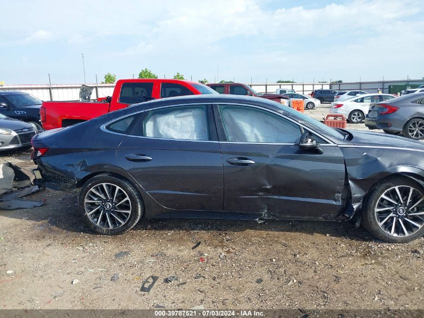 2021 Hyundai Sonata Limited VIN: 5NPEH4J28MH070568 Lot: 39787521
