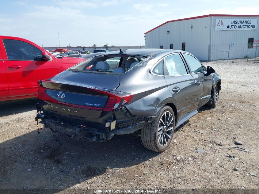 2021 Hyundai Sonata Limited VIN: 5NPEH4J28MH070568 Lot: 39787521