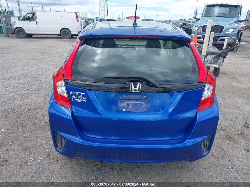 2017 Honda Fit Lx VIN: JHMGK5H52HS016916 Lot: 39787547